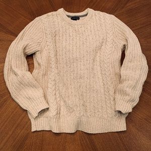Lands End Classic Cable-Knit Fisherman’s Sweater